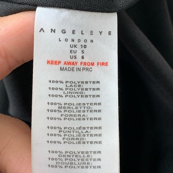 ANGELEYE Floral Black Ruffle Dress - Picture 8 of 10